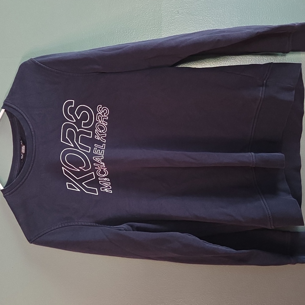 Michael Kors Dark Blue Logo Sweatshirt